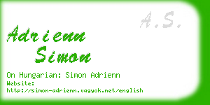 adrienn simon business card